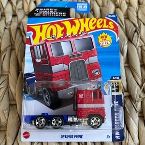 Transformers Optimus Prime Hot Wheels Trans Formers Hotwheels Truck Rig New 2025